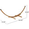 Christopher Knight Home Richardson Larch Hammock Base (Base Only), Teak