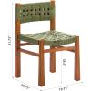 Christopher Knight Home Vikle 9-Piece Outdoor Dining Set Acacia Wood, Extendable Table with Umbrella Hole and 8 Wicker Chairs, Patio Dining Furniture Set for Garden/Backyard, Light Grey+Teak+Natural(Green+teak+natural)