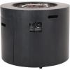 Christopher Knight Home Wellington Outdoor 40,000 BTU Circular Fire Pit – Brushed Black