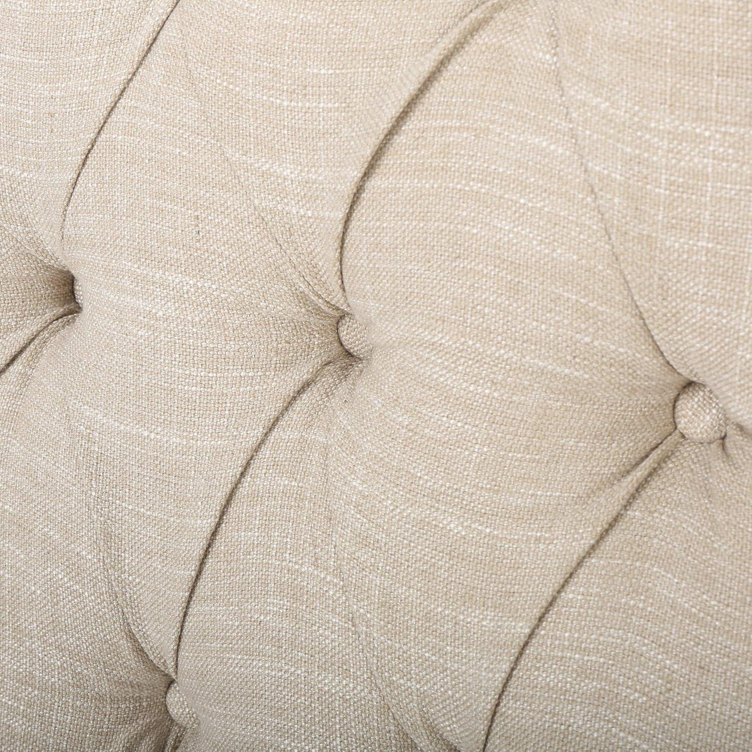 image:imageCHRISTOPHER KNIGHT HOME GDF Studio Elizabeth Tufted Fabric Recliner Vintage Reclining Reading Armchair Light BeigeGeometric