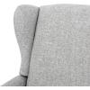 Christopher Knight Home Ellyn Fabric Recliner (Set of 2), Light Gray Tweed, Dark Brown(Light Gray Tweed  Dark Brown)