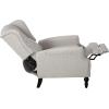 Christopher Knight Home Walter Fabric Recliner, Light Grey Dimensions: 34.75”D x 28.00”W x 41.25”H