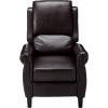 GDFStudio Christopher Knight Home Haddan PU Recliner, Burgundy(Burgundy)
