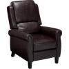 GDFStudio Christopher Knight Home Haddan PU Recliner, Burgundy(Burgundy)
