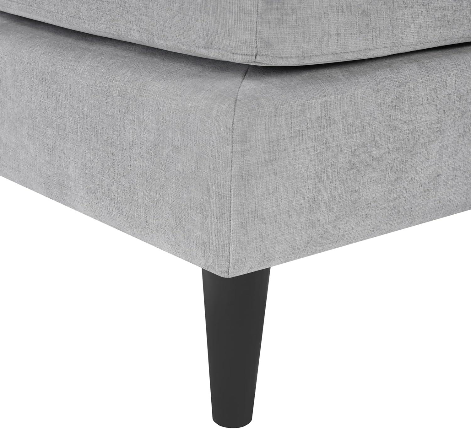 image:imageChristopher Knight Home Homal Modern Oversized Sleeper Sofa Bed for Living Room Chenille Upholstered Chaise Lounge Sofa with Wooden Frame Comfy Chaise Lounge Chair Indoor BlackGrey