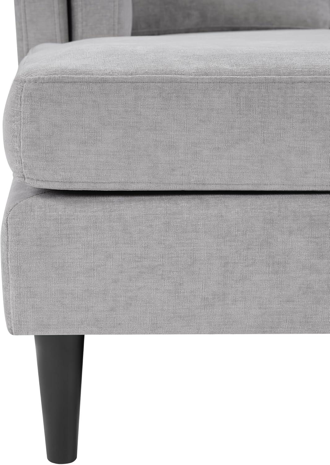 image:imageChristopher Knight Home Homal Modern Oversized Sleeper Sofa Bed for Living Room Chenille Upholstered Chaise Lounge Sofa with Wooden Frame Comfy Chaise Lounge Chair Indoor BlackGrey