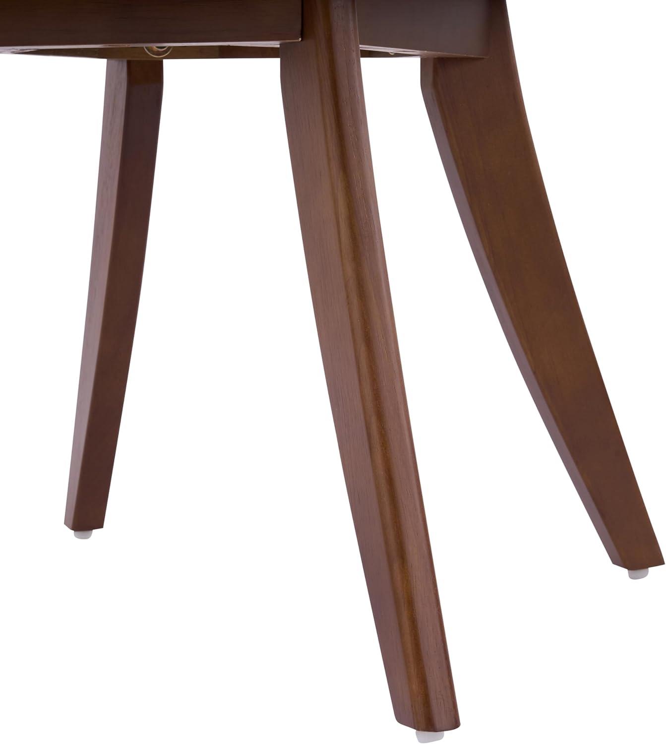 image:imageChristopher Knight Home Ceru Fabric Upholstered Dining Chairs Set of 2 Curved Backrest Kitchen Side Chair Rubberwood Dining Room Armless Chair Extra Seat for Living Room BeigeWalnutBeigewalnut