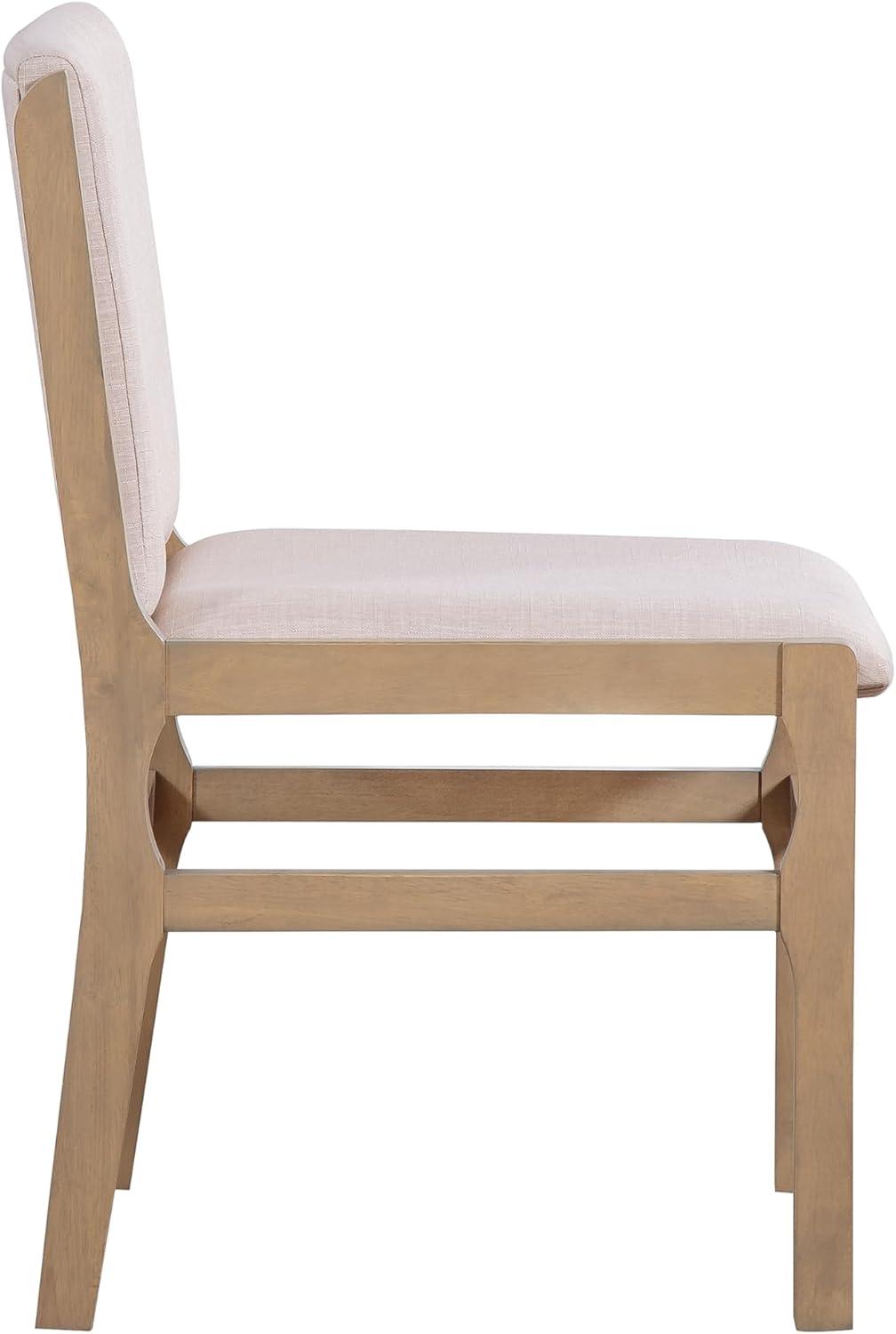 image:imageChristopher Knight Home Cole Wooden 7 Piece Dining Table Set with Chairs Extendable Dining Room Table Set with Butterfly Leaf Design Rustic Upholstered Dining Chairs Set of 6 Light NaturalBeigeLight Naturalbeige