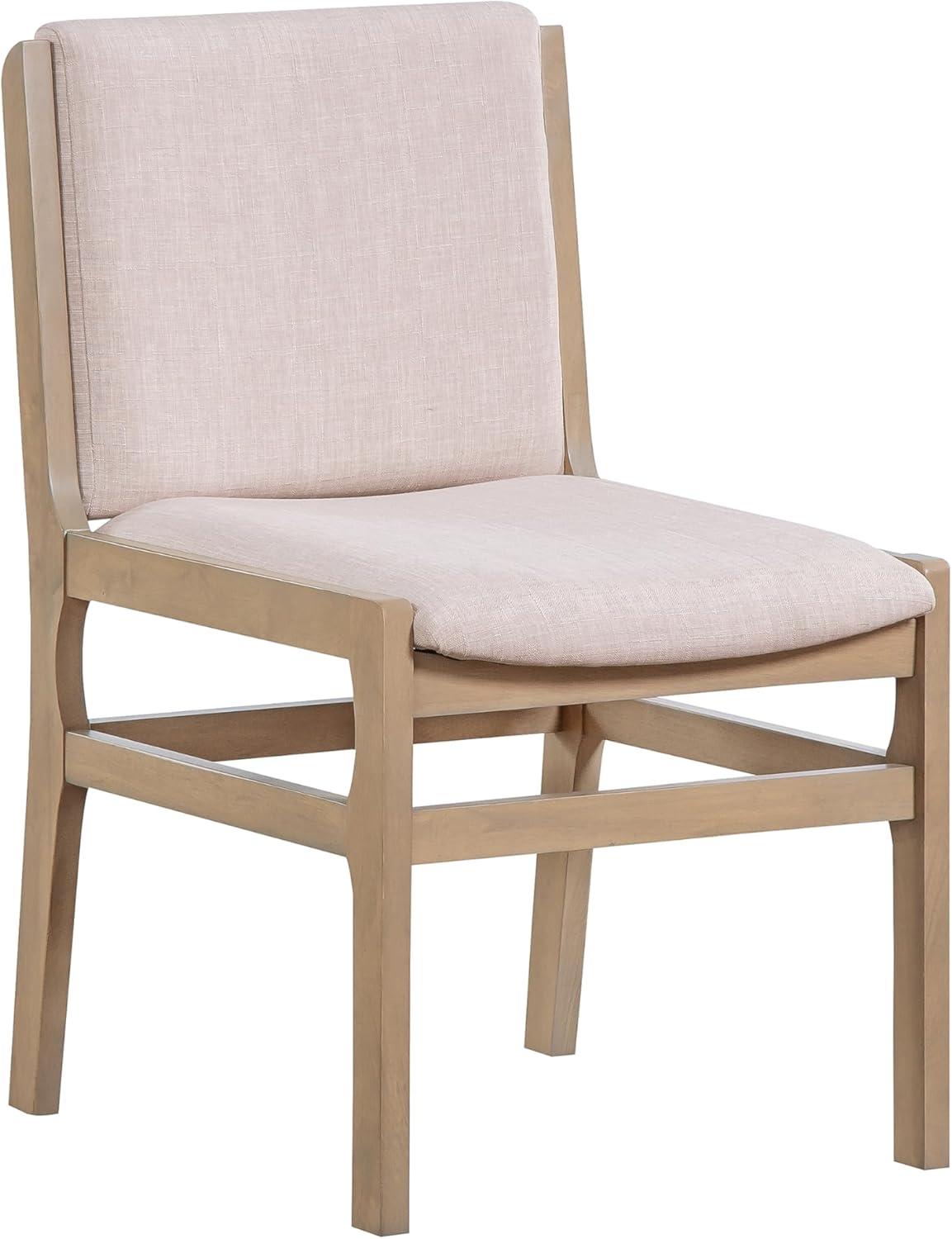 image:imageChristopher Knight Home Cole Wooden 7 Piece Dining Table Set with Chairs Extendable Dining Room Table Set with Butterfly Leaf Design Rustic Upholstered Dining Chairs Set of 6 Light NaturalBeigeLight Naturalbeige