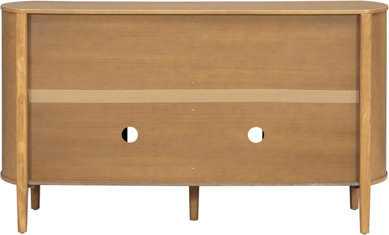 image:imageChristopher Knight Home Eileen Modern Storage Cabinet with 4 Doors Large Size Buffet Cabinet with Storage and Adjustable Shelf Wooden Sideboard Cabinet for Dining RoomKitchenLiving Room NaturalNatural