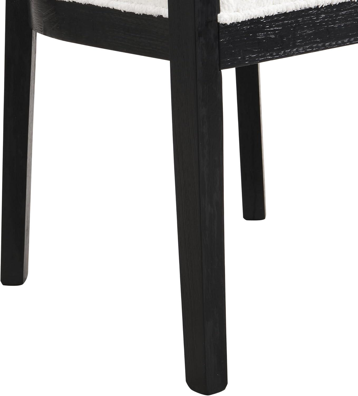 image:imageChristopher Knight Home Elev Modern Round Dining Table Set for 4 5 Piece Dining Room Table Set for 4 Kitchen Table and Chair Set of 4 BlackMilky White