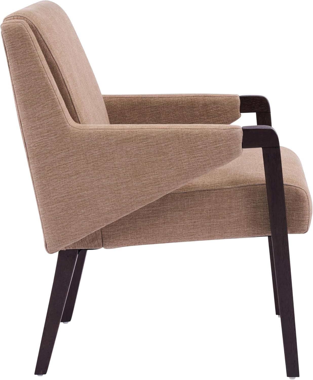 image:imageChristopher Knight Home Inmax Modern Upholstered Dining Chair Set of 2 Solid Wood Kitchen Side Chair Wooden Dining Armchair Extra Seat for Living Room Light BeigeBrownBlackbrown