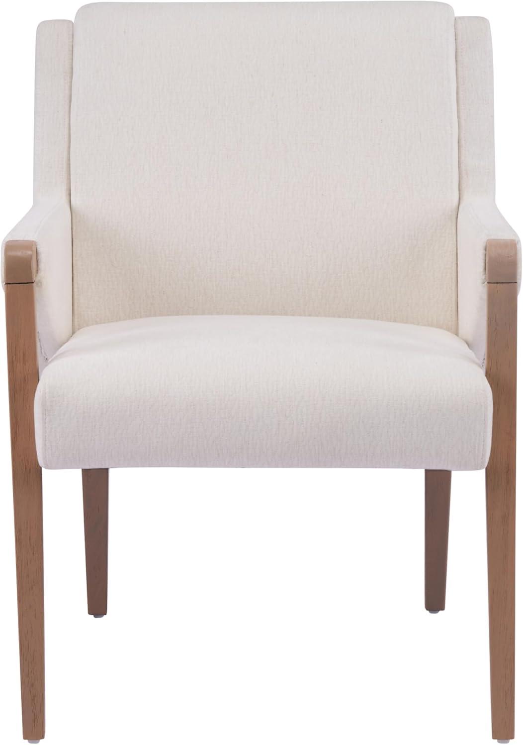 image:imageChristopher Knight Home Inmax Modern Upholstered Dining Chair Set of 2 Solid Wood Kitchen Side Chair Wooden Dining Armchair Extra Seat for Living Room Light BeigeBrownLight Beigebrown