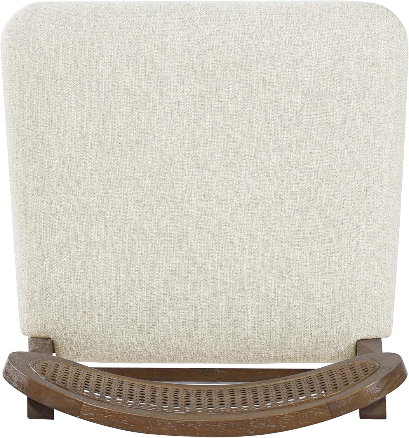 image:imageChristopher Knight Home Kaylin Modern Counter Height Bar Stools Set of 2 Upholstered Bar Stool for Kitchen Island Rubberwood Dining Room Chair Counter Stool with Footrest NaturalBeigeBrownbeigeRattan Back