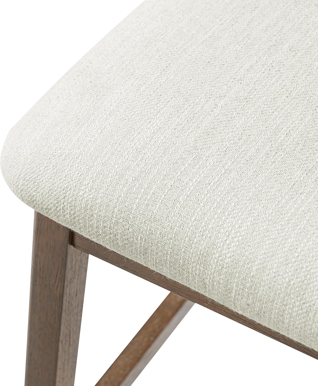 image:imageChristopher Knight Home Kaylin Modern Counter Height Bar Stools Set of 2 Upholstered Bar Stool for Kitchen Island Rubberwood Dining Room Chair Counter Stool with Footrest NaturalBeigeBrownbeigeRattan Back