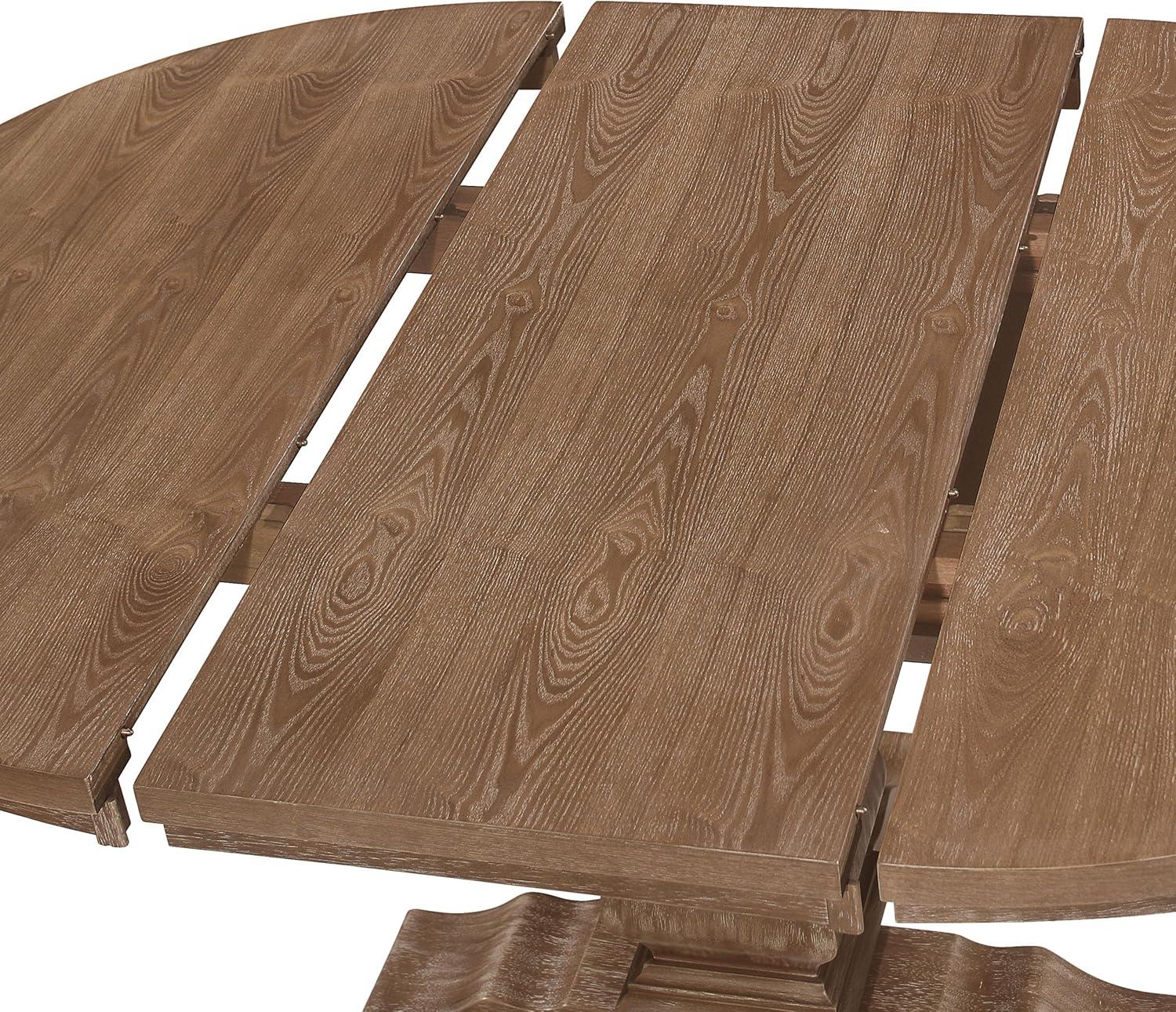 image:imageChristopher Knight Home Ladieu Extendable Dining Table Set for 4 Expandable Kitchen Table and Dining Chairs Set of 4 Rubberwood Dining Room Table Set for 4 Beige BoucleNaturalBeigenatural