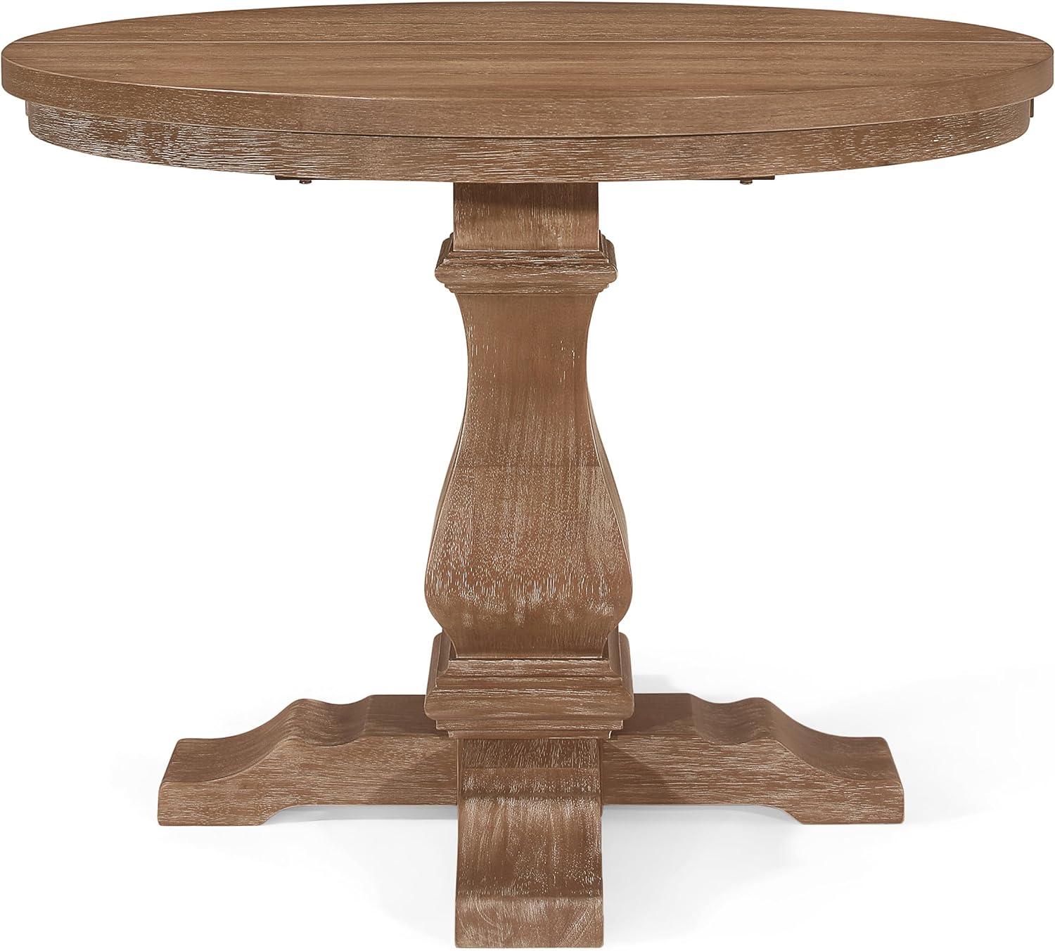 image:imageChristopher Knight Home Ladieu Extendable Dining Table Set for 4 Expandable Kitchen Table and Dining Chairs Set of 4 Rubberwood Dining Room Table Set for 4 Beige BoucleNaturalBeigenatural