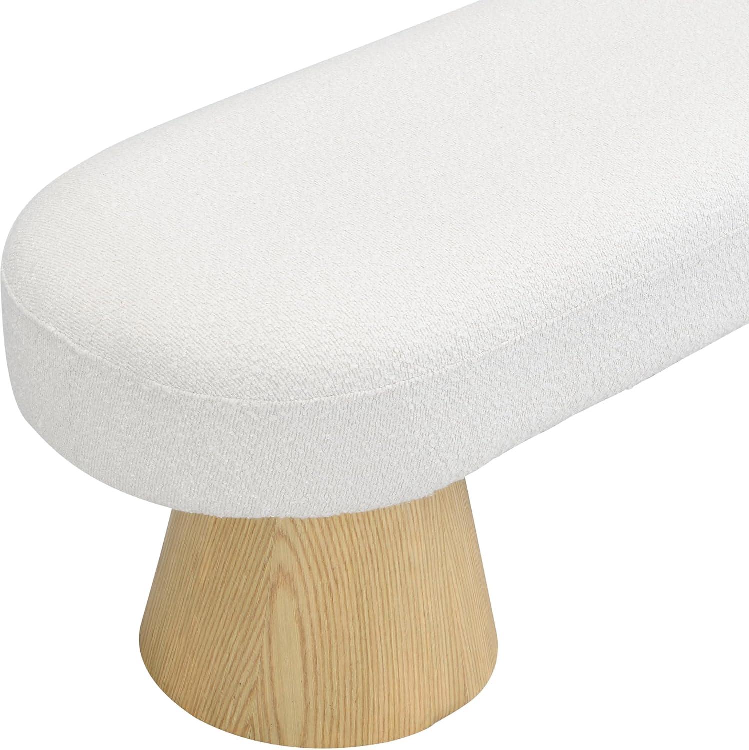 image:imageChristopher Knight Home Manila Chenille Upholstered Dining Bench Modern Ottoman Bench Wooden Entryway Bench Comfort Long Spfa Footstool for Living Room Dining Room No Assembly Needed OatmealBeige64