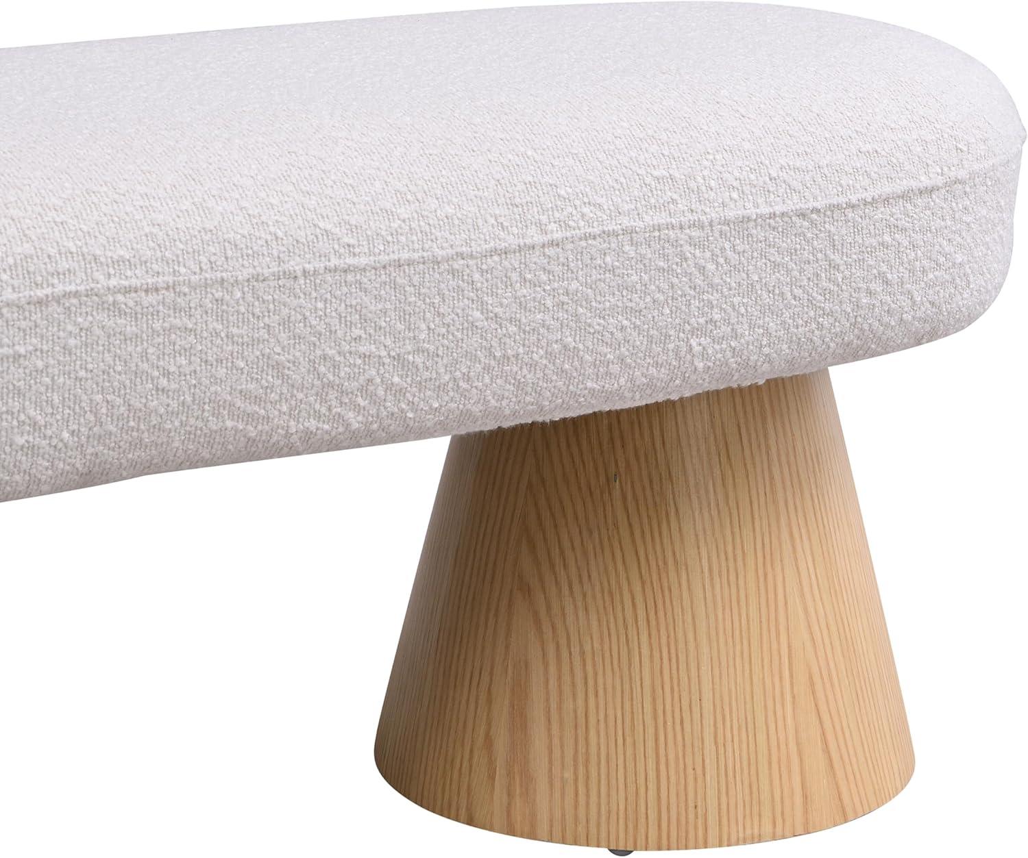 image:imageChristopher Knight Home Manila Chenille Upholstered Dining Bench Modern Ottoman Bench Wooden Entryway Bench Comfort Long Spfa Footstool for Living Room Dining Room No Assembly Needed OatmealBeige49