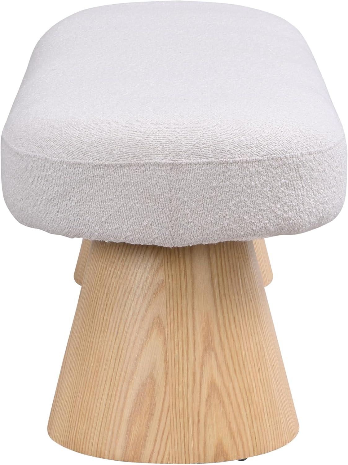 image:imageChristopher Knight Home Manila Chenille Upholstered Dining Bench Modern Ottoman Bench Wooden Entryway Bench Comfort Long Spfa Footstool for Living Room Dining Room No Assembly Needed OatmealBeige49