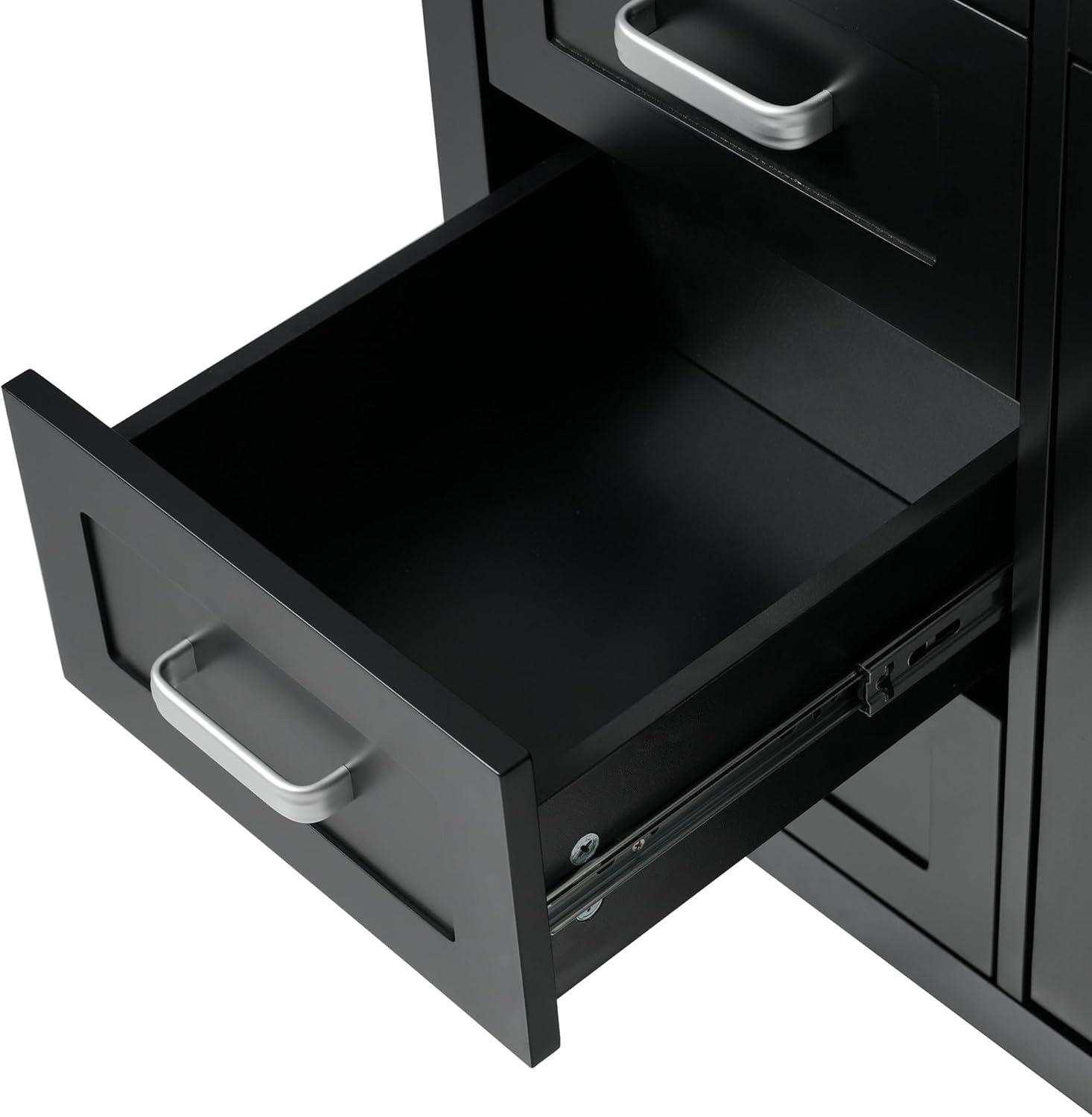 image:imageChristopher Knight Home Pineas 48 Modern Bathroom Vanity with Resin Sink Combo Set Wooden Bathroom Vanity Organizer with Drawers Soft Closing Door Bathroom Storage Cabinet with Sink WhiteBlack