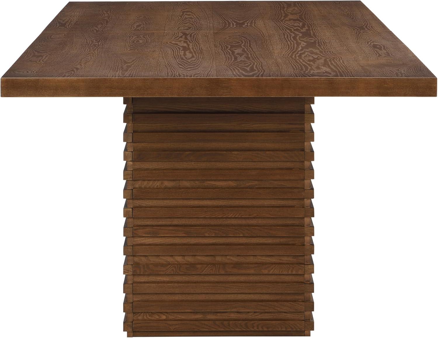 image:imageChristopher Knight Home Qiyana Modern Dining Table Set for 6 Comfy Upholstered Dining Chairs and Solid Wood Kitchen Table Set Rectangular Dining Room Table Set for 6 Beige Light NaturalBeige Walnut
