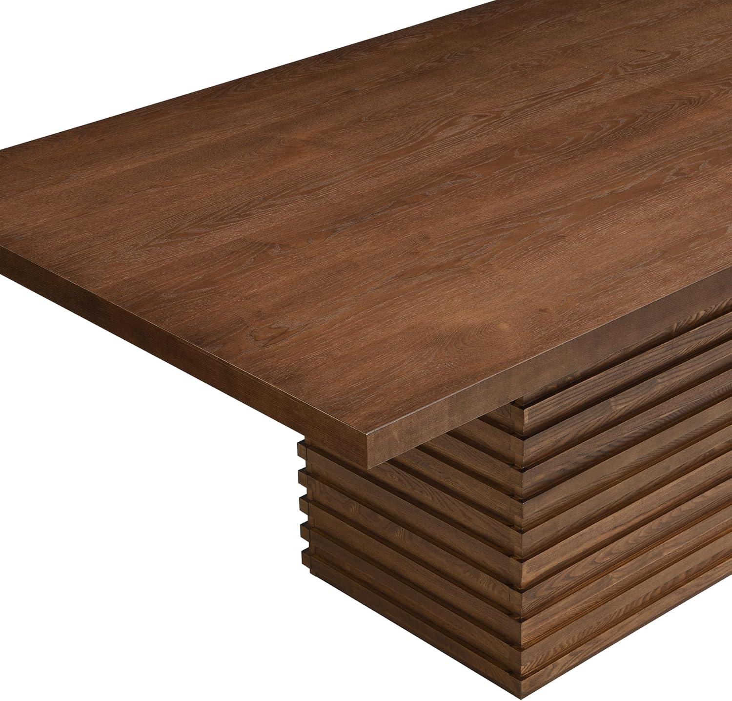 image:imageChristopher Knight Home Qiyana Modern Dining Table Set for 6 Comfy Upholstered Dining Chairs and Solid Wood Kitchen Table Set Rectangular Dining Room Table Set for 6 Beige Light NaturalBeige Walnut