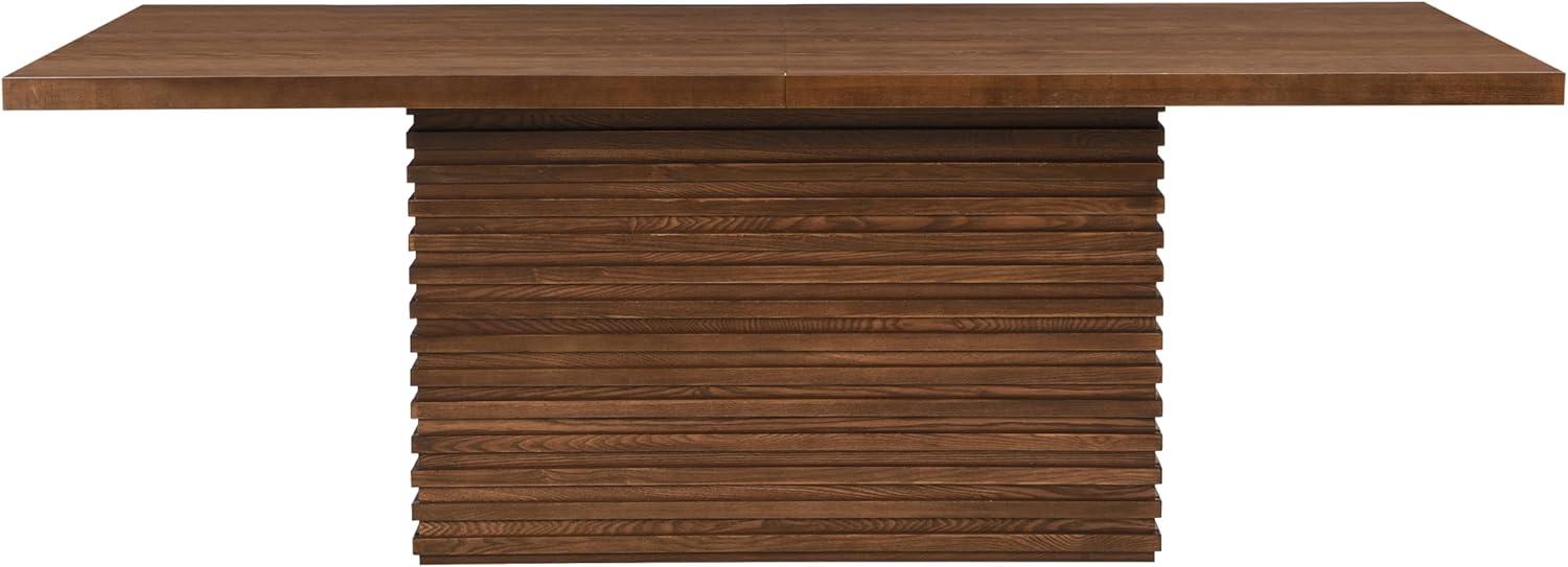 image:imageChristopher Knight Home Qiyana Modern Dining Table Set for 6 Comfy Upholstered Dining Chairs and Solid Wood Kitchen Table Set Rectangular Dining Room Table Set for 6 Beige Light NaturalBeige Walnut
