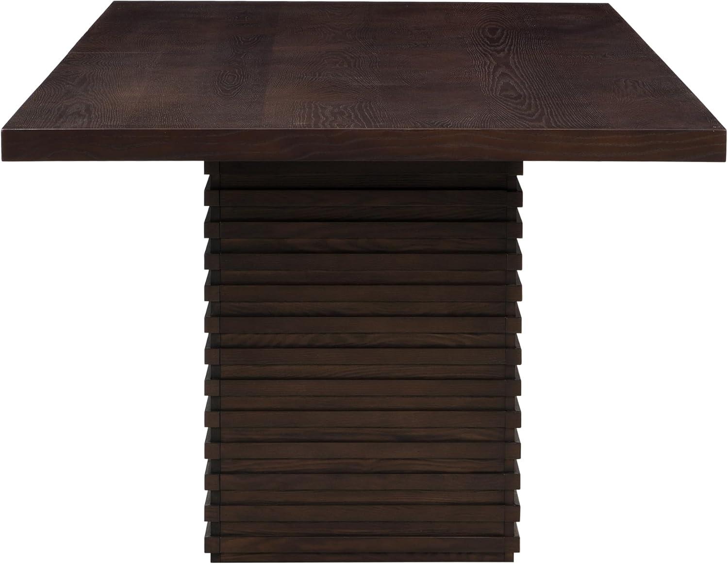 image:imageChristopher Knight Home Qiyana Modern Dining Table Set for 6 Comfy Upholstered Dining Chairs and Solid Wood Kitchen Table Set Rectangular Dining Room Table Set for 6 Beige Light NaturalBeige Espresso