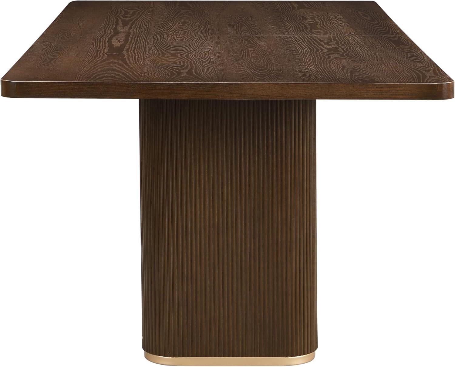 image:imageChristopher Knight Home Scout Modern Dining Table Set for 6 180 Swivel Dining Chair and Table Set Solid Wood Dining Room Table Set for 6 BeigeNaturalLight Greenwalnut