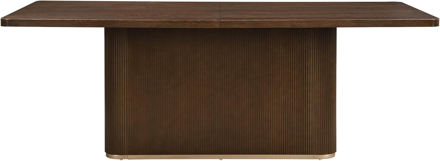 image:imageChristopher Knight Home Scout Modern Dining Table Set for 6 180 Swivel Dining Chair and Table Set Solid Wood Dining Room Table Set for 6 BeigeNaturalOatmealwalnut