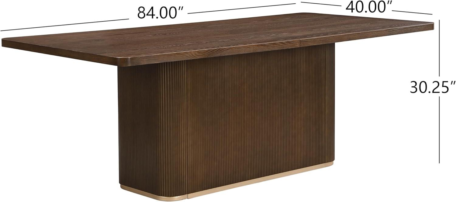 image:imageChristopher Knight Home Scout Modern Dining Table Set for 6 180 Swivel Dining Chair and Table Set Solid Wood Dining Room Table Set for 6 BeigeNaturalOatmealwalnut