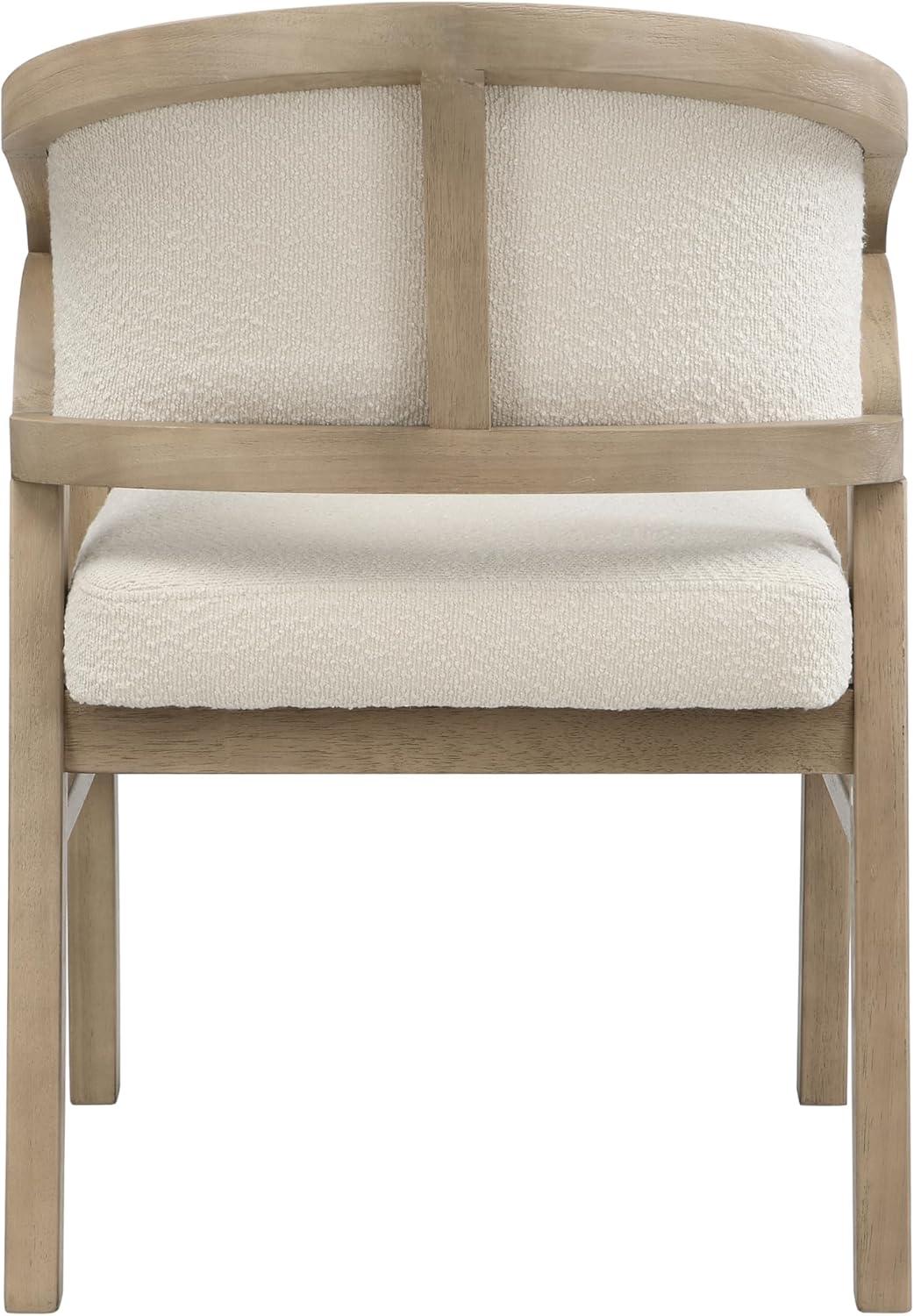 image:imageChristopher Knight Home Sepharine Modern Wooden Dining Chairs Set of 2 Boucle Upholstered Kitchen Side Armchairs Living Room Comfy Reading Chair with Curved Back Extra Seating Light Ash BeigeLight Ash Beige