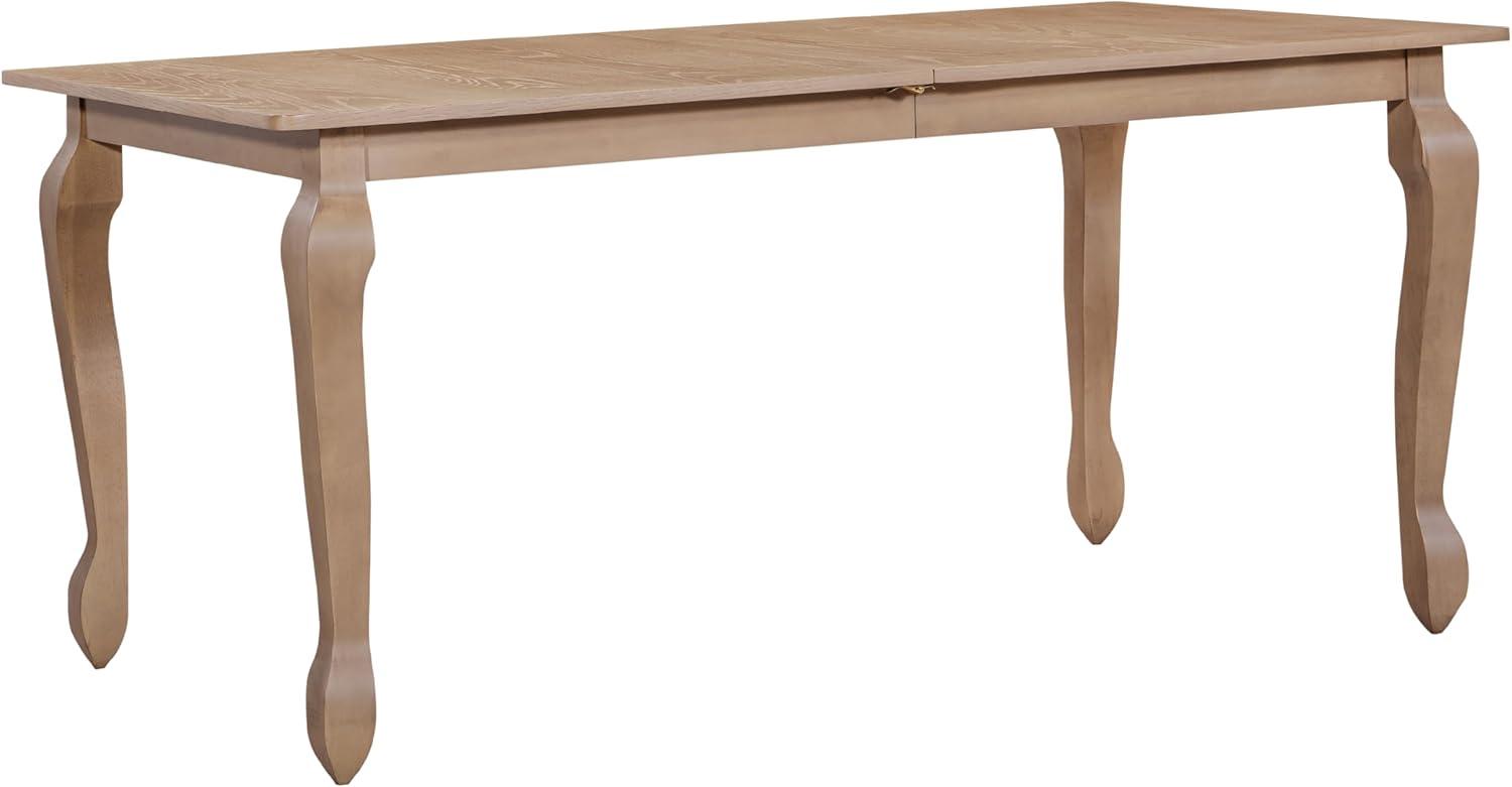 image:imageChristopher Knight Home Shawen Extendable Dining Table Set for 6 Expandable Kitchen Table and Dining Chairs Set of 6 Solid Wood Dining Room Table Set for 6 BeigeNatural BrownBeigenatural Brown