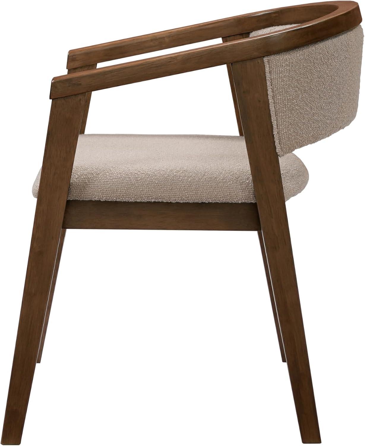 image:imageChristopher Knight Home Yunara Modern Dining Table Set for 6 Kitchen Table and Dining Chairs Set of 6 Solid Wood Dining Room Table Set for 6 Dark BeigeWalnut