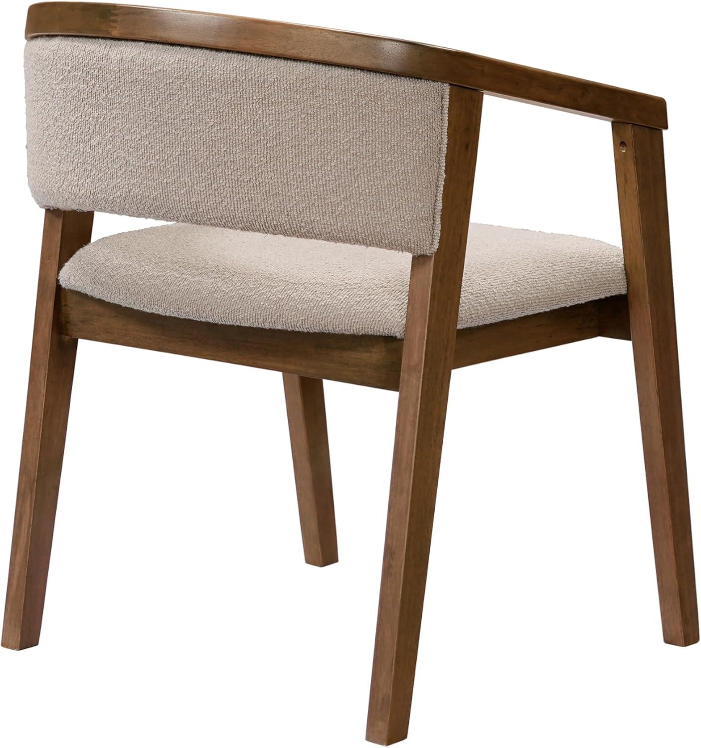 image:imageChristopher Knight Home Yunara Modern Dining Table Set for 6 Kitchen Table and Dining Chairs Set of 6 Solid Wood Dining Room Table Set for 6 Dark BeigeWalnut