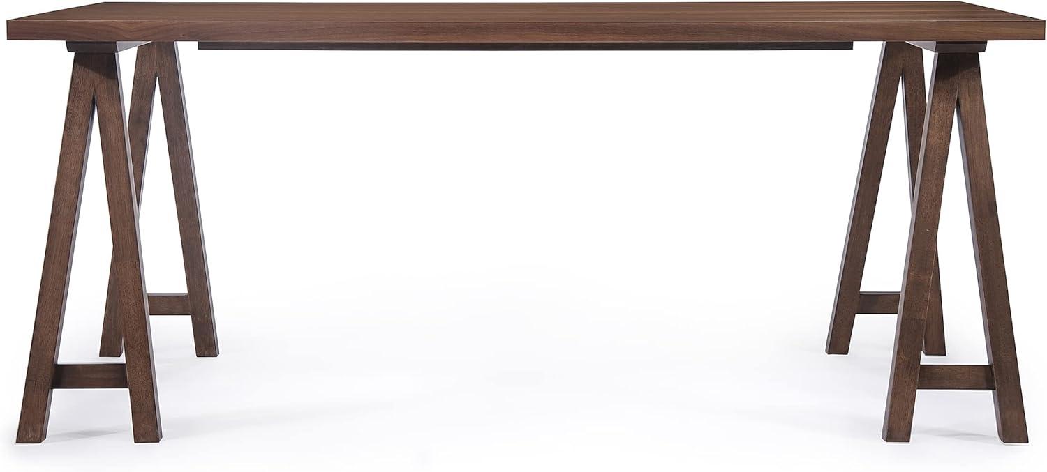 image:imageChristopher Knight Home Yunara Modern Dining Table Set for 6 Kitchen Table and Dining Chairs Set of 6 Solid Wood Dining Room Table Set for 6 Dark BeigeWalnut