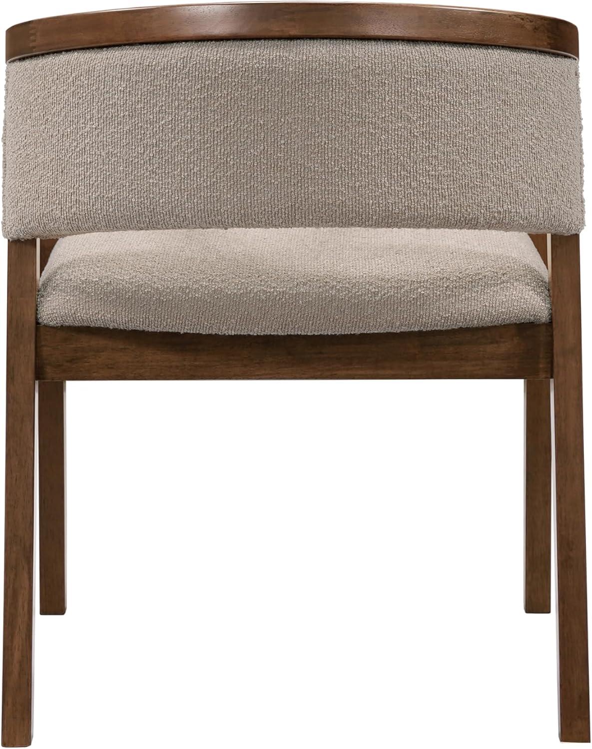 image:imageChristopher Knight Home Yunara Modern Dining Table Set for 6 Kitchen Table and Dining Chairs Set of 6 Solid Wood Dining Room Table Set for 6 Dark BeigeWalnut