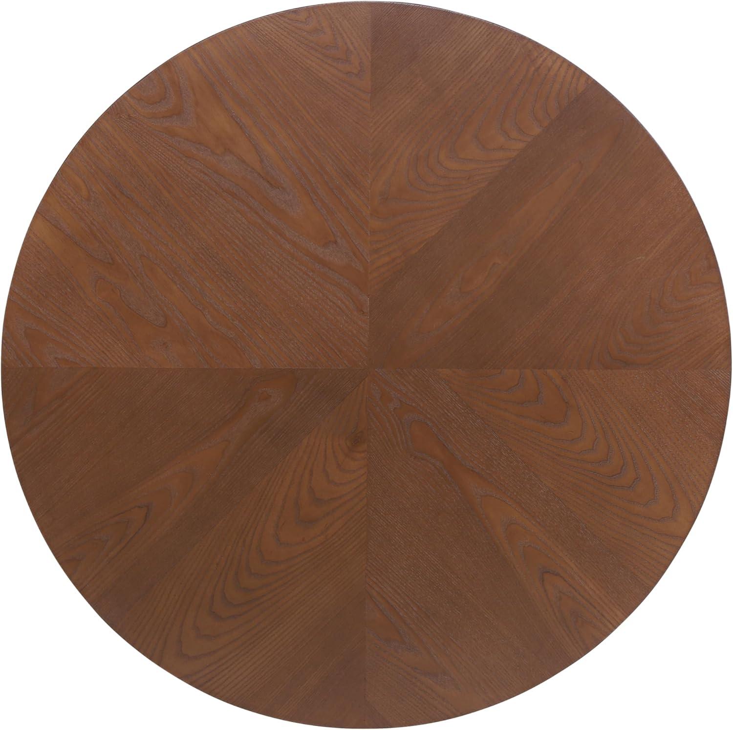 image:imageChristopher Knight Home Zenzi Round Kitchen Bar Table for Home KitchenDining Room Sturdy Wooden Counter Height Pub Table with Fluted Pedestal Base Circle Mid Century Dining Table BlackWalnut