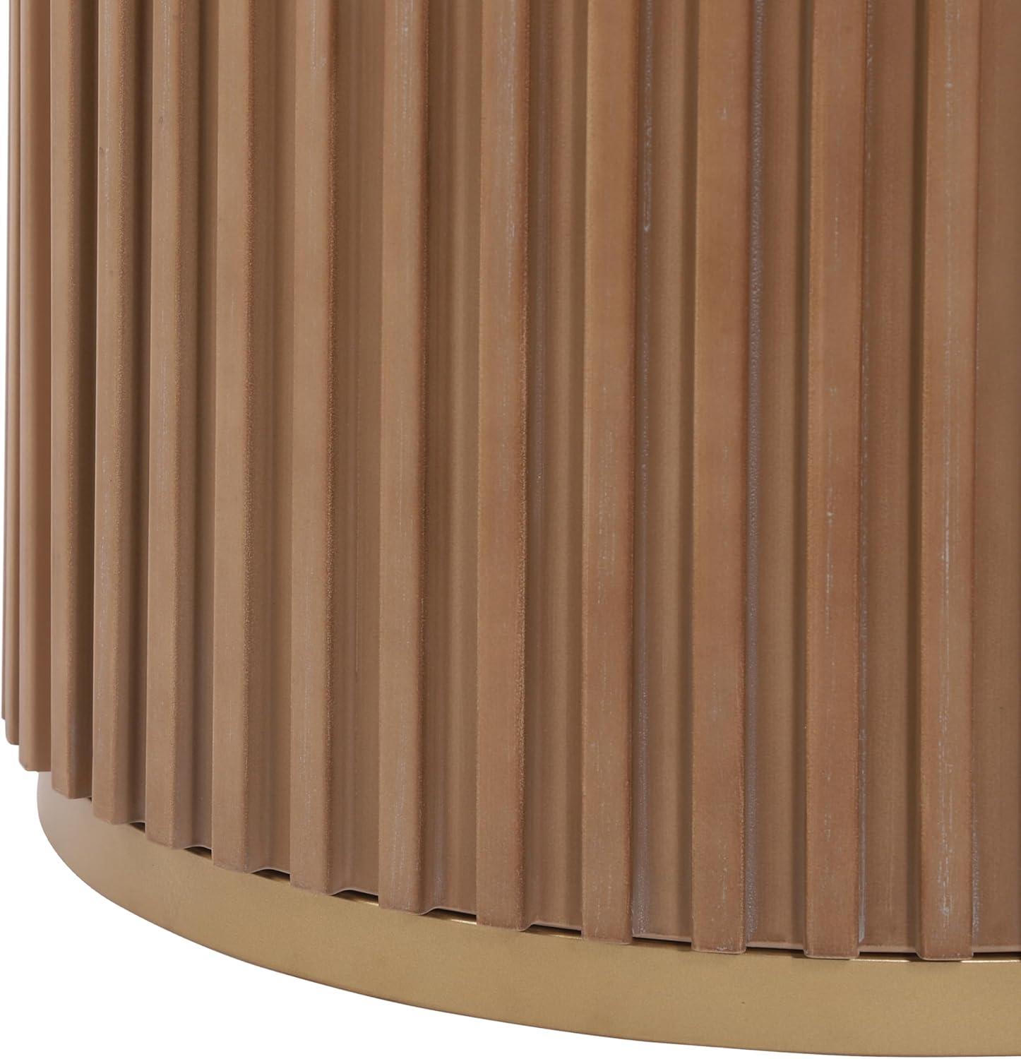image:imageChristopher Knight Home Zenzi Round Kitchen Bar Table for Home KitchenDining Room Sturdy Wooden Counter Height Pub Table with Fluted Pedestal Base Circle Mid Century Dining Table BlackLight Ash