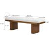 Christopher Knight Home 55″ Chenille Upholstered Bench with Solid Rubber Wood Legs, Modern Farmhouse Bedroom Bench, Padded Entryway Bench Seat, Dining Bench for Living Room End of Bed, Light Brown(Beige)