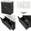 Christopher Knight Home Byron 30″ Bathroom Vanity with Sink, Modern Freestanding Bathroom Sink Cabinet with Drawer, Undermount Vanity Sink Cabinet, Bathroom Storage Cabinet with Sink Combo Set,Natural(Green)