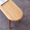 Christopher Knight Home Ella Dining Bench, Oak Wood Dining Bench, Oval Shaped Chair, End of Bed Entryway Foot Seats, Kitchen Chair, 39.37″Small Benches for Living Room Dining Room Home Decor, Natural(Natural/47.24)