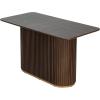 Christopher Knight Home Grace 5 Piece Bar Table and Chairs Set for 4, Modern Counter Table & Bar Chairs Set for Kitchen and Dining Room Furniture, Metal Upholstered Counter Stools, Black+Beige+Gold(Walnut+beige+black)