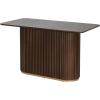Christopher Knight Home Grace 5 Piece Bar Table and Chairs Set for 4, Modern Counter Table & Bar Chairs Set for Kitchen and Dining Room Furniture, Metal Upholstered Counter Stools, Black+Beige+Gold(Walnut+beige+black)