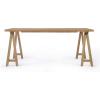 Christopher Knight Home Idalia Mid-Century Modern 7 Piece Dining Set, Light Beige and Walnut(Natural Oak + Green Tea)