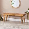Christopher Knight Home Fircrest Wooden Rectangular Dining Bench, Kitchen Extra Seat, Entryway Bench for Home Hall Living Room, Natural