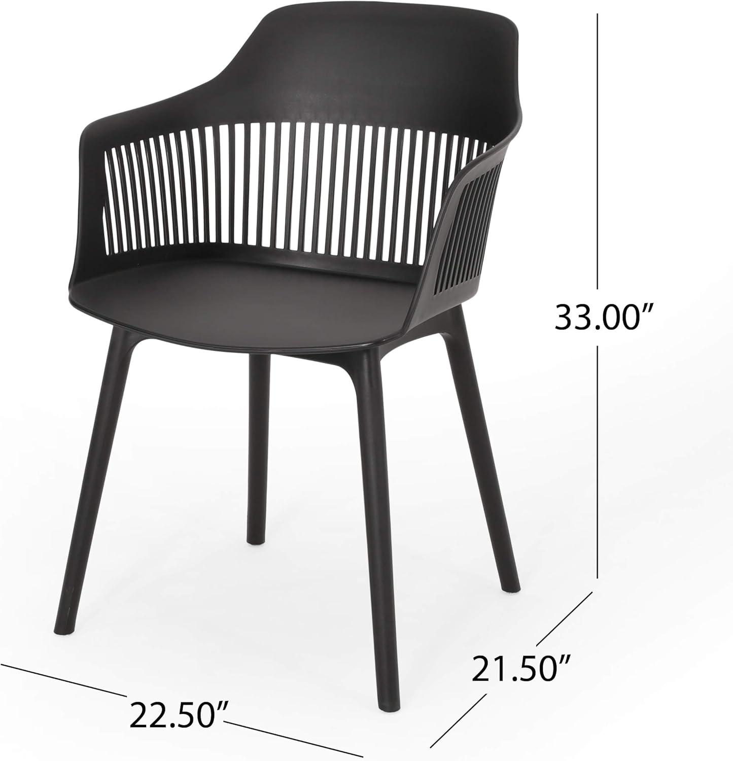 image:imageChristopher Knight Home Dahlia Outdoor Dining Sets Black Sandblast Black