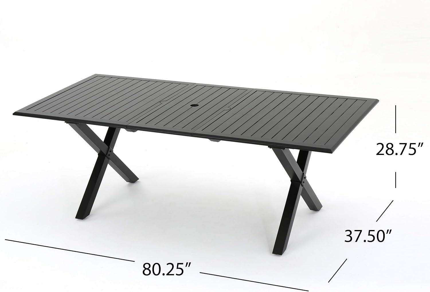 image:imageChristopher Knight Home Fromberg Outdoor Dining Sets Beige Light Brown Matte Black