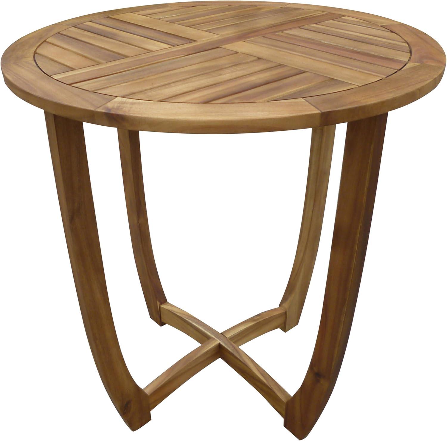 image:imageChristopher Knight Home Marcello Outdoor Acacia Wood 3 Piece Dining Set with Mesh Seats Teak and Black